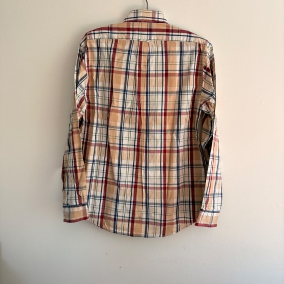 Vintage RIVER WOODS Plaid Casual dress shirt SMALL Men's USA - Picture 4 of 6